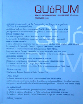 Qu&oacute;rum 5-6 primavera 2003