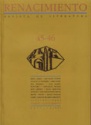Renacimiento, Revista de Literatura 45-46  2004