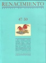 Renacimiento, Revista de Literatura 47-50  2005