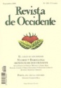 Revista de Occidente 292 septiembre 2005