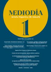 Mediodía. Revista Hispánica de Rescate 1